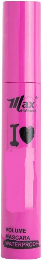 Max Elegance 2 Pieces Black Lash Mascara with Professional Precision Brush, Volumizing Mascara