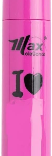 Max Elegance 2 Pieces Black Lash Mascara with Professional Precision Brush, Volumizing Mascara