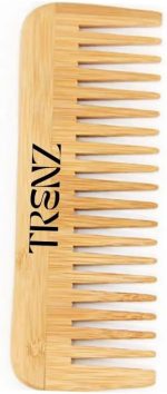 Bamboo Hair Comb Wide Tooth Detangling Comb for Wet and Dry Detangling