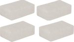 Lazybeee 4 Piece Alum Whole Piece Bar - Each 100 Gms - White Phitkari Blocks | Natural Alum Stones Fitkari Piece (Pack Of 4)