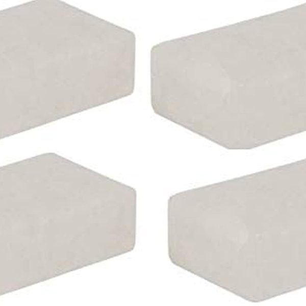 Lazybeee 4 Piece Alum Whole Piece Bar - Each 100 Gms - White Phitkari Blocks | Natural Alum Stones Fitkari Piece (Pack Of 4)
