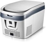 DDCVFREE Mini fridge 38L Car Fridge Compressor DC 12V 24V Car Refrigerator Freezer Cooler for Car Home Picnic Refrigeration Freezer -19~10 Degrees