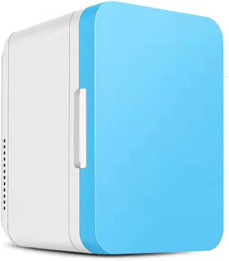 VVBNGVH Small refrigerator Car Small Refrigerator Vertical Dual-Use Portable Cooling Heating Refrigeration Dormitory Household Beauty Mini Refrigerator(C)