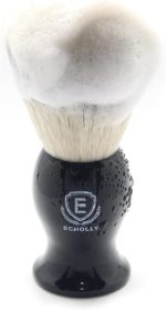 ⁦Echolly Luxury Shave Brush for Home or Travel - High end Synthetic Hair Shaving Brush -Fine Acrylic Handle,Engineered for the Best Shave of Your Life for Safety Razor, Best Present for Men⁩ - الصورة ⁦8⁩