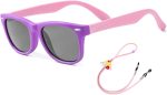 Flexible Kids Sunglasses Polarized Sun Glasses Girls Boys Shades UV400 Protection Eyewear for Age 2-8