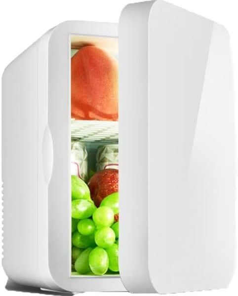 DDCVFREE Mini fridge Mini Fridge 13.5L Can Portable Personal Small Refrigerator Compact Cooler And Warmer For Food Bedroom Dorm Office Car