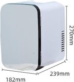 ⁦DDCVFREE Mini fridge 9L Cosmetic Refrigerator Professional Cosmetics Skin Products Refrigerated Intelligent Constant Temperature Preservation⁩ - الصورة ⁦2⁩