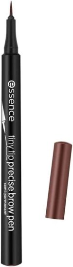 ⁦Essence cosmetics Tiny Tip Precise Brow Pen 02 Brown⁩ - الصورة ⁦3⁩