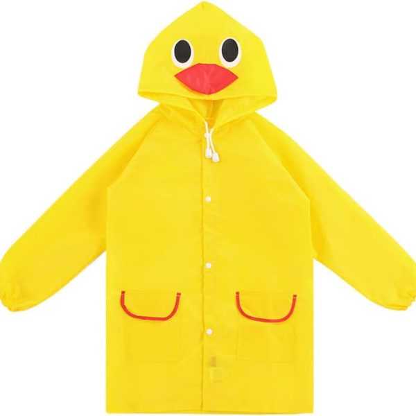 SYOSI Children's raincoats, Cartoon Kids Rain Jacket, Boys Girls Hooded Rain Poncho Outdoors Kids Transparent Raincoat Student Rain Suit Waterproof Durable Windbreaker, One Size
