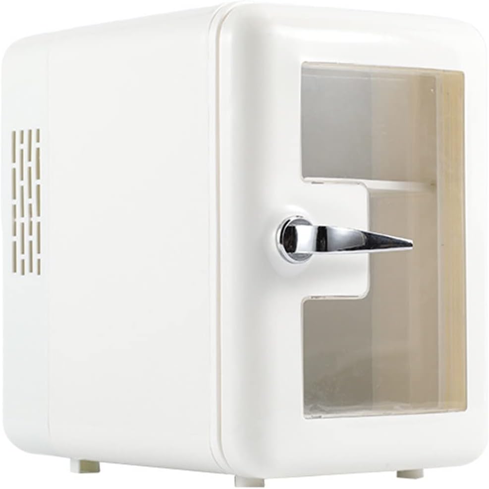 DDCVFREE Mini fridge Small Refrigerator Beauty Refrigerator Mini Refrigerator USB Cosmetics Transparent Door Refrigerator