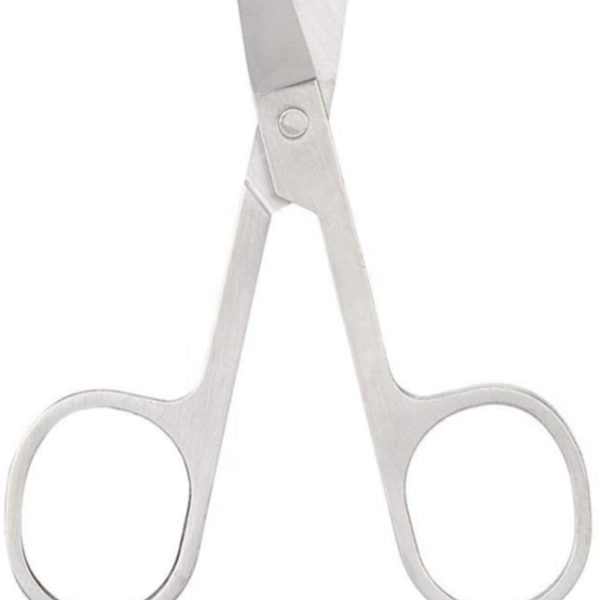 GTVGJH 1 Pcs Small Eyerbow Scissors Stainless Steel Facial Hair Grooming Beauty Tool Eyebrows Beard Eyelashes Scissors for Mustache Eyebrow Eyelash Beard Trimming