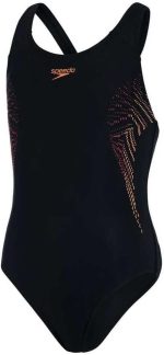 ⁦Speedo Girl's Plastisol Placement Muscleback Swimsuit⁩ - الصورة ⁦3⁩