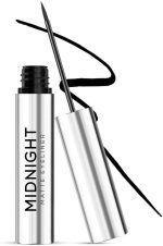 RENEE Midnight Matte Eyeliner Gel, Darkest Black, Long Lasting, Smudge-Proof & Waterproof Formula, One-Swipe-Application with Intense Pigment, Enriched with Vitamin E, Chamomile & Aloe Vera, 2.5ml