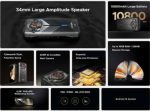 ⁦DOPZNJWF World Premiere DOOGE S Punk Rugged Phone LED Light Effect 6.58" 90Hz Display 6GB+256GB 34mm Large Amplitude Speake Android 14⁩ - الصورة ⁦2⁩