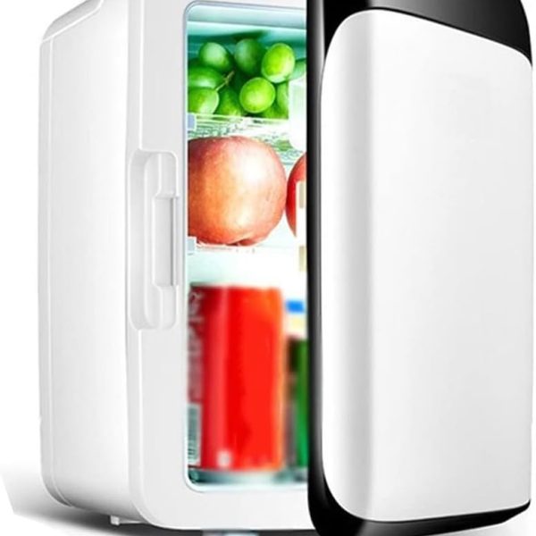 VVBNGVH Small refrigerator Mini Portable Car Fridge 10L Travel Refrigerator Cooler Travel Warmer for Auto Home Office Outdoor Picnic Travel Car Accessories(Black)