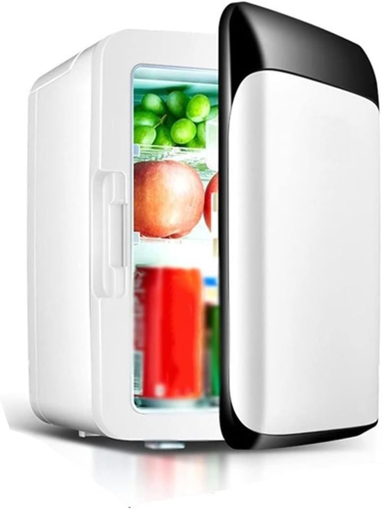 VVBNGVH Small refrigerator Mini Portable Car Fridge 10L Travel Refrigerator Cooler Travel Warmer for Auto Home Office Outdoor Picnic Travel Car Accessories(Black)