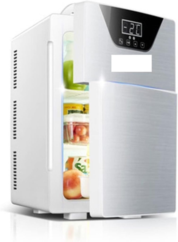QBNZAXC Mini fridge 20L Refrigerator Mini Small Refrigerator Home Dual-use Cold And Warm -Door Refrigerator Fresh-keeping Box