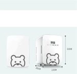 ⁦DDCVFREE Mini fridge Refrigerator 10L Refrigerator Mini Small Household Portable Heating And Cooling Box Skin Care Fridge Skincare Fridge⁩ - الصورة ⁦2⁩