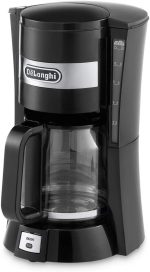 ⁦Delonghi Coffee Machine Up To 15 Cup Americano Maker, 900W, 40 Min Auto Shut Off, REUsable Filter, Anti Drip Feature, Warming Plate And Easy To Clean , Icm15211, Black,⁩ - الصورة ⁦2⁩