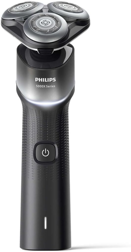 Philips Shaver 5000X Series, Wet and Dry Electric Shaver, SkinProtect Technology, 360 Flexing Head, 1 h Charging/5 min. Quick Charge, P-Cap Silver, Model X5004/00