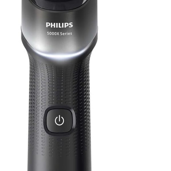 Philips Shaver 5000X Series, Wet and Dry Electric Shaver, SkinProtect Technology, 360 Flexing Head, 1 h Charging/5 min. Quick Charge, P-Cap Silver, Model X5004/00