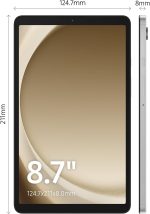 ⁦Samsung Galaxy Tab A9 LTE Android Tablet, 8GB RAM, 128GB Storage, Silver (KSA Version)⁩ - الصورة ⁦4⁩