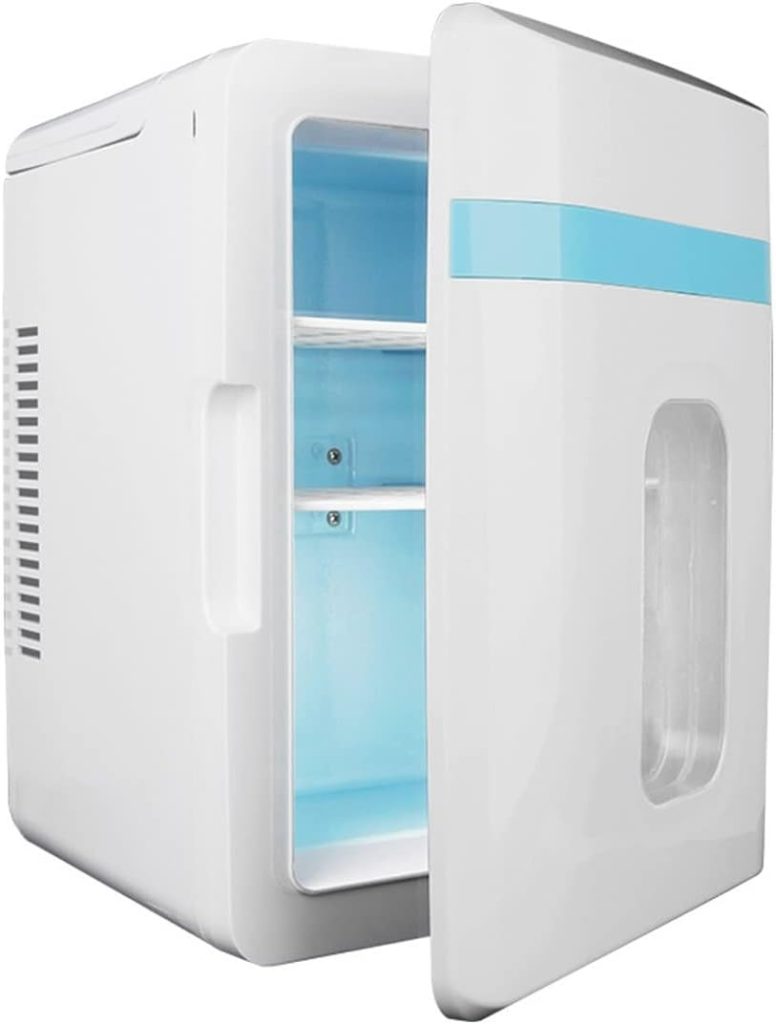 Avcbno Compact refrigerator 10L Car Home Auto Refrigerator Mini Fridges Portable Food Drink Freezer Cooler for Car Home Outdoor