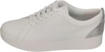 FitFlop Rally Crystal-backtab Leather Sneakers womens Shoe