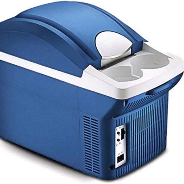 Avcbno Compact refrigerator 8L Mini Fridge Portable Cooling& Warming Refrigerators Freezer Insulation Box Dual Use For Car Home Office Outdoor Picnic Travel(Car home use)