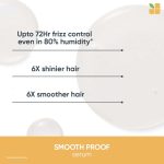 ⁦BIOLAGE Smoothproof Deep Smoothing 6-in-1 Serum | Paraben free|Controls frizz, Smoothens rough ends and adds instant shine| For Frizzy Hair | 100ml⁩ - الصورة ⁦5⁩