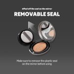 ⁦TIRTIR Aura Glow Silver Cushion | Korean cushion foundation, (#23N Sand, Full Size, 0.63 Fl Oz)⁩ - الصورة ⁦6⁩