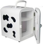 EIOZIEEY Beverage refrigerator 4L Mini Portable Milk Storage Auto Traveling Home Refrigerator Fridge Heated Low-power Consumption