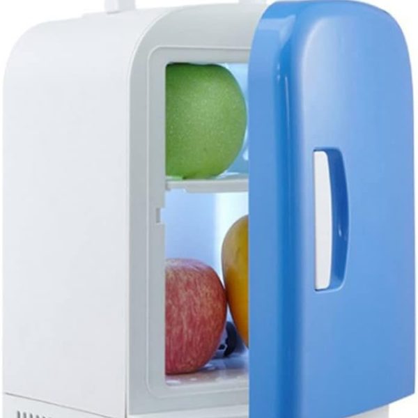 DDCVFREE Mini fridge Portable Car Fridge Cooling Refrigerators Freezer Cooler Travel Warmer For Auto Car Home Office Outdoor Picnic Travel