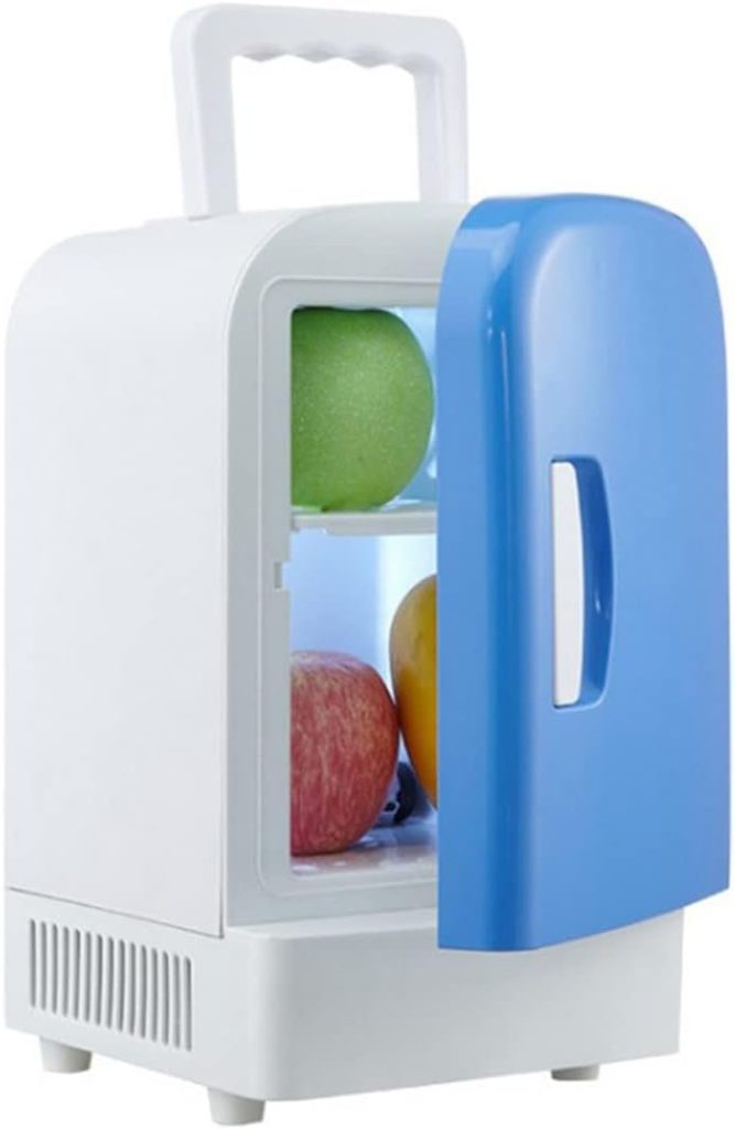 DDCVFREE Mini fridge Portable Car Fridge Cooling Refrigerators Freezer Cooler Travel Warmer For Auto Car Home Office Outdoor Picnic Travel
