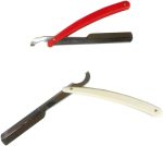 Sedef Plastic Handle Straight Razor Used with Replaceable Blade (Pack of 2)