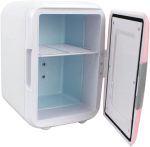 ⁦VVBNGVH Small refrigerator Portable Mini Refrigerator Car Refrigerator Cool Automatic Compressor Freezer(Pink)⁩ - الصورة ⁦4⁩