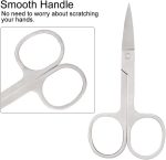 ⁦GTVGJH 1 Pcs Small Eyerbow Scissors Stainless Steel Facial Hair Grooming Beauty Tool Eyebrows Beard Eyelashes Scissors for Mustache Eyebrow Eyelash Beard Trimming⁩ - الصورة ⁦5⁩