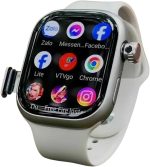 Original CD99 2025 4G Cellular & WiFi with 190° Rotatable Camera 2:26 inch AMOLED Display Android watch with storage & Play store GPS Face ID •2RAM 32ROM• extra protector & Straps Free