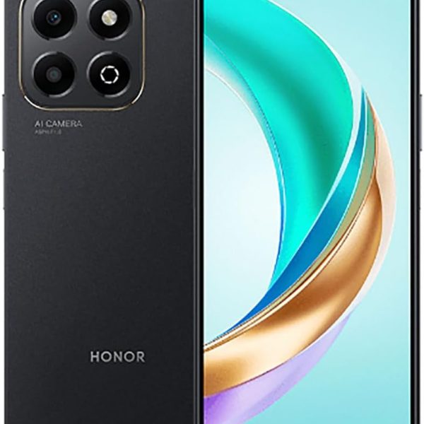 Honor X6b DUAL-SIM 128GB ROM + 4GB RAM (GSM only | No CDMA) Factory Unlocked 4G/LTE SmartPhone (Midnight Black) - International Version