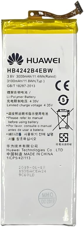 M.H.Q Battery Compatible With Honor 4X: Che1Cl10, Che1L04, Che1L19: Hb444199Ebc Battery