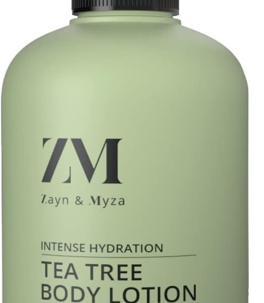 Zayn & Myza Tea Tree Body Lotion, Intense Hydration, with Shea Butter and Niacinamide, Light & Smooth, Suitable for All Skin Types, 500 ml
