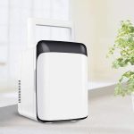 DDCVFREE Mini fridge 10L Refrigeration Car Refrigerator, Car and Home Dual-use 12V Car Refrigerator, Student Dormitory Small Refrigerator, Home Cosmetics Refrigerator Suitable for cars, homes, kitchen