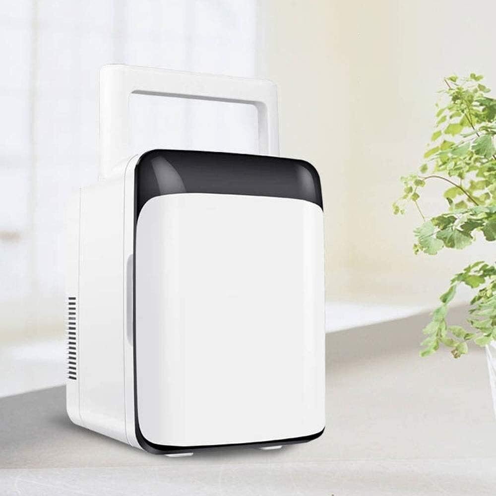 DDCVFREE Mini fridge 10L Refrigeration Car Refrigerator, Car and Home Dual-use 12V Car Refrigerator, Student Dormitory Small Refrigerator, Home Cosmetics Refrigerator Suitable for cars, homes, kitchen
