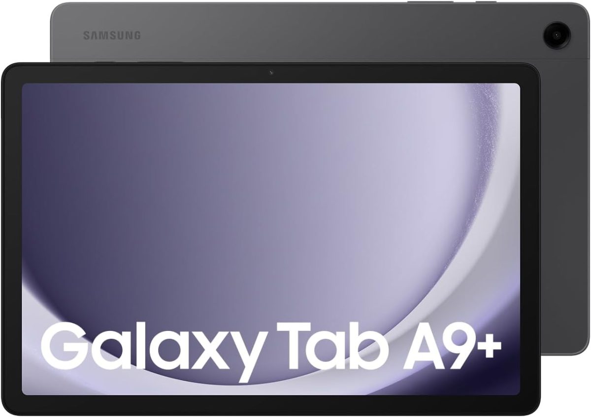 Samsung Galaxy Tab A9+ 5G Android Tablet, 8GB RAM, 128GB Storage, Graphite (KSA Version)