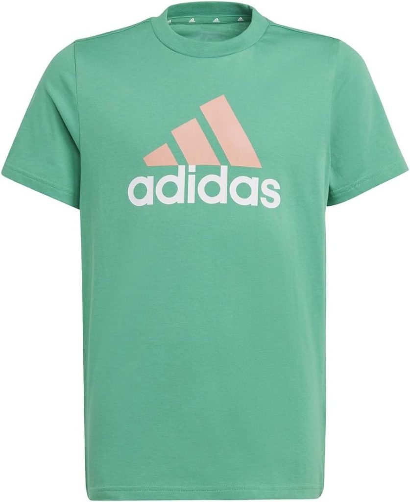adidas Unisex Child Essentials Two-Color Big Logo Cotton T-Shirt