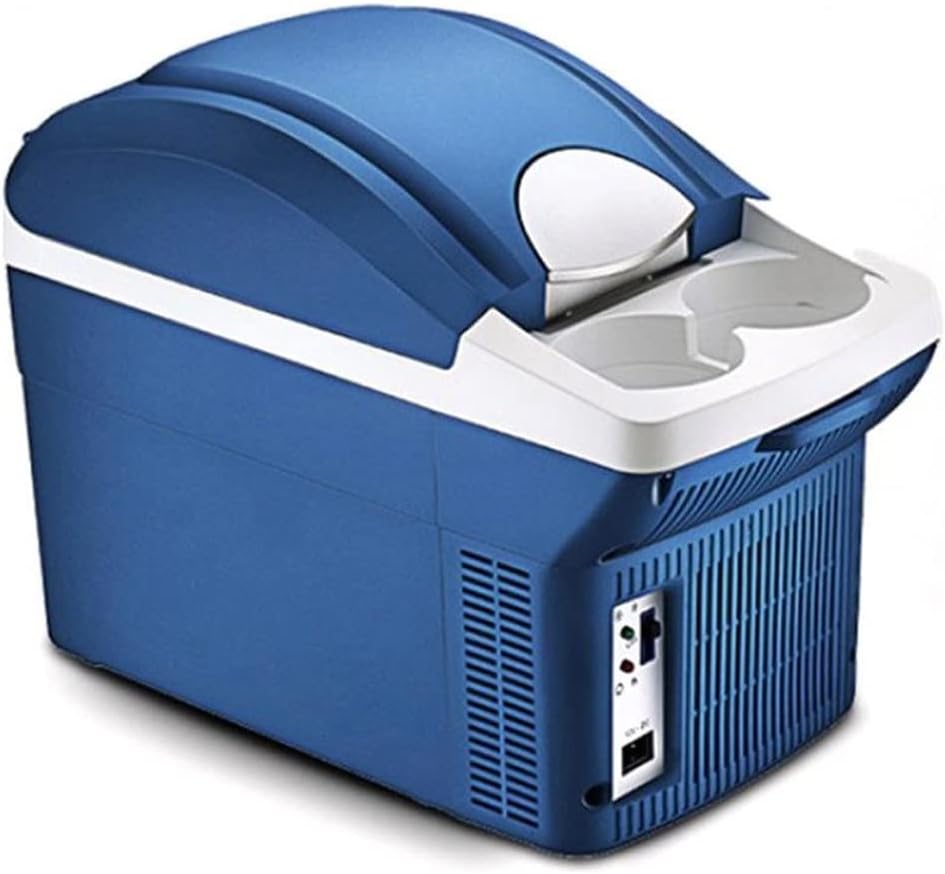 QBNZAXC Mini fridge 8L Mini Portable Cooling Warming Refrigerators Auto Fridge Freezer Insulation Box Dual Use Cooler Warmer for Home Auto Car