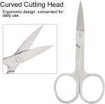 ⁦GTVGJH 1 Pcs Small Eyerbow Scissors Stainless Steel Facial Hair Grooming Beauty Tool Eyebrows Beard Eyelashes Scissors for Mustache Eyebrow Eyelash Beard Trimming⁩ - الصورة ⁦2⁩