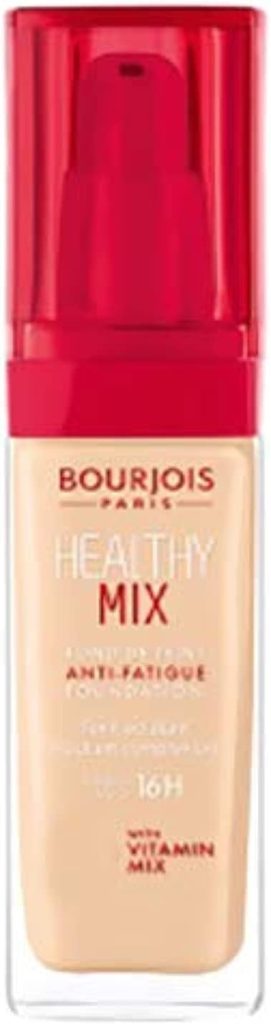 Bourjois Paris Healthy Mix Anti Fatigue Foundation - 30ml, 51 Light Vanilla