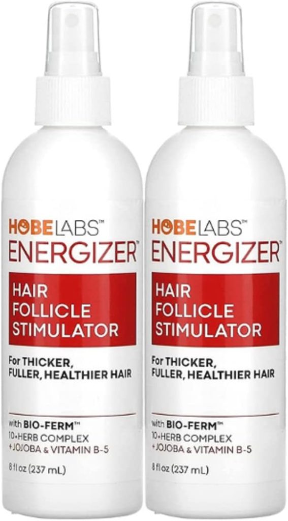 Hobe Labs Energizer Hair Follicle Stimulator, 8-Fluid Ounce (Pack of 2)