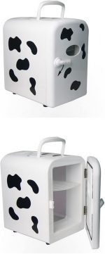 ⁦EIOZIEEY Beverage refrigerator 4L Mini Portable Milk Storage Auto Traveling Home Refrigerator Fridge Heated Low-power Consumption⁩ - الصورة ⁦3⁩